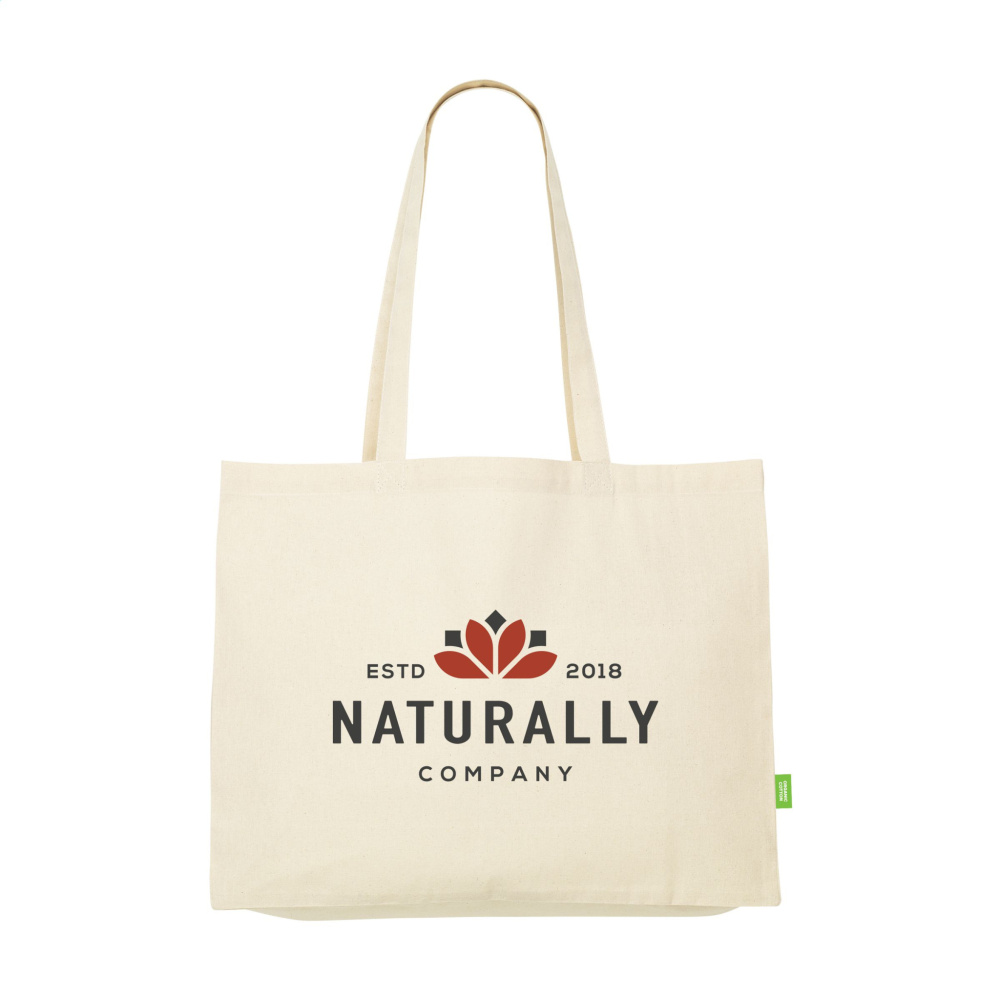 Logo trade mainoslahjat tuotekuva: ECO Shopper luomupuuvilla (180 g/m²) ostoskassi