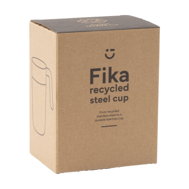 Logo trade mainostuotet tuotekuva: Fika RCS Recycled Steel Cup 400 ml lämpökuppi