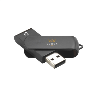 Logo trade mainoslahja kuva: USB Twist Recycle 64 Gt