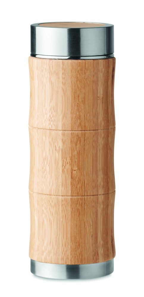 Logotrade liikelahja tuotekuva: Bambu termospullo