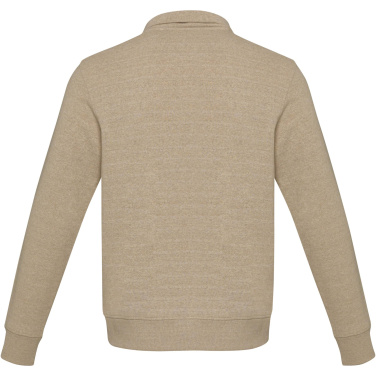 Logotrade mainoslahjat kuva: Tin unisex Aware™-kierrätetty neljännesvetoketjullinen svetari 