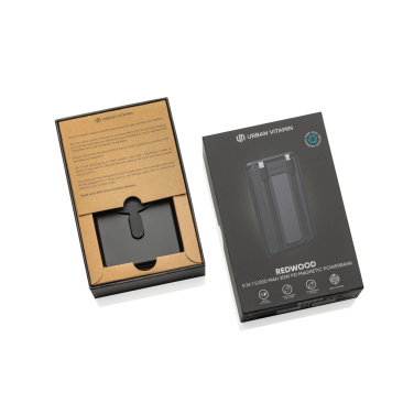 Logotrade liikelahja mainoslahja kuva: Urban Vitamin Redwood 5in1 5000mah 20W PD tehopankki