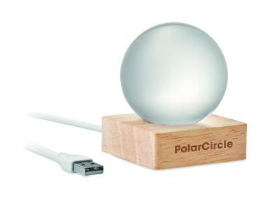 Logo trade mainostuotet tuotekuva: LED lasipallo
