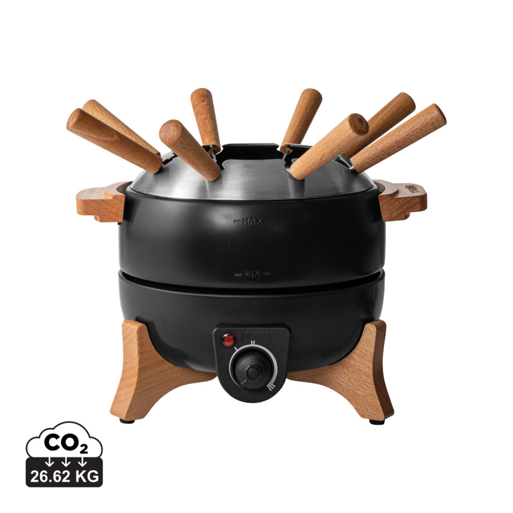 Logotrade mainoslahjat ja liikelahjat tuotekuva: BOSKA sähköinen fondue-setti - 2,3 l (EU-tyyppi F)