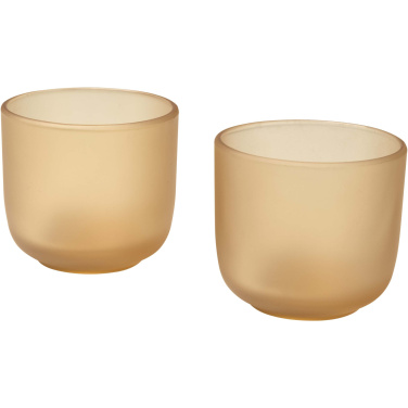 Logotrade mainostuote tuotekuva: Male 200 ml:n lasikupit – 2 kpl:n sarja