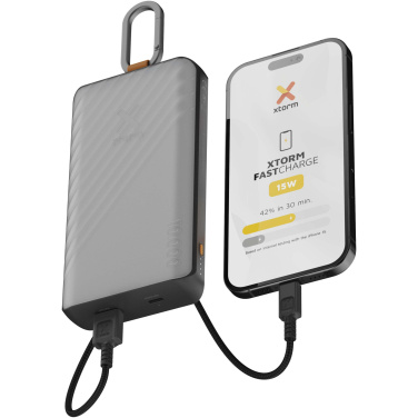 Logotrade liikelahja mainoslahja kuva: Xtorm XG2S101 Go2 aurinkovaravirtalähde valolla, 10 000 mAh ja 15 W