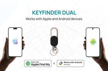 Logotrade mainostuotet kuva: Keyfinder Dual -avaimenperä paikannuksella