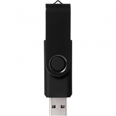 Logotrade reklaminiai produktai nuotrauka: Sukamoji metalinė 4 GB USB atmintinė