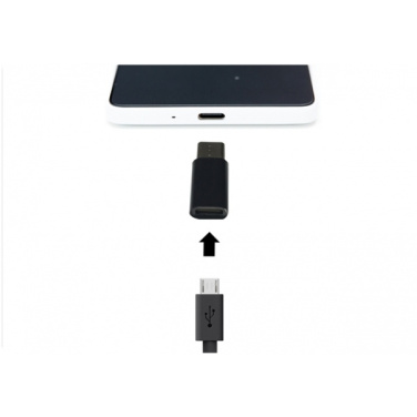 Logotrade reklaminės dovanos nuotrauka: C tipo / mikro USB adapteris