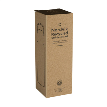 Logotrade reklaminės dovanos nuotrauka: Nordvik RCS Recycled Steel 500 ml geriamasis butelis