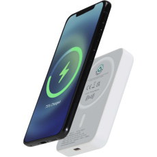 „Acrab“ 5000 mAh 15 W magnetinė belaidė išorinė baterija su 20 W PD – pagaminta iš perdirbto plastiko