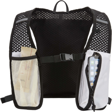 Logotrade reklaminės dovanos nuotrauka: Nomad GRS bėgimo liemenė su vandens kuprine iš perdirbtų medžiagų, 5 l