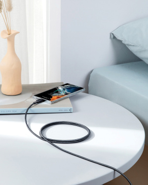 Logotrade verslo dovanos nuotrauka: „Anker“ USB-C–USB-C laidas, 1,8 metro, 60 W
