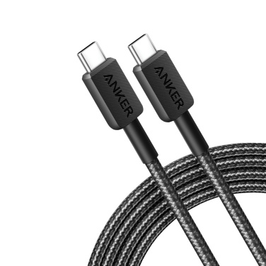 Logotrade firminės dovanos nuotrauka: „Anker“ USB-C–USB-C laidas, 1,8 metro, 60 W