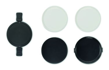 Logotrade reklaminės dovanos nuotrauka: Dviejų aukštų PP pietų dėžutė, 950 ml