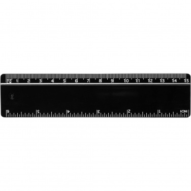 Logotrade biznesa dāvanas foto: Terran 15 cm lineāls no 100% pārstrādāta plastmasas