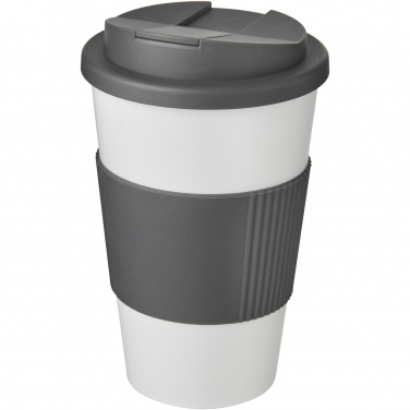 Logotrade Ideja dāvanas foto: Americano® 350 ml trauks ar satvērienu un pret izšļakstīšanos izturīgu vāku