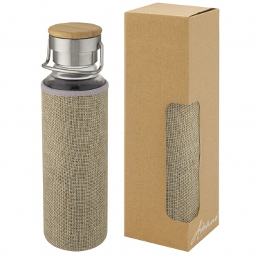 Logotrade ziemassvētku dāvanas foto: Thor 660 ml stikla pudele ar neoprēna uzmavu