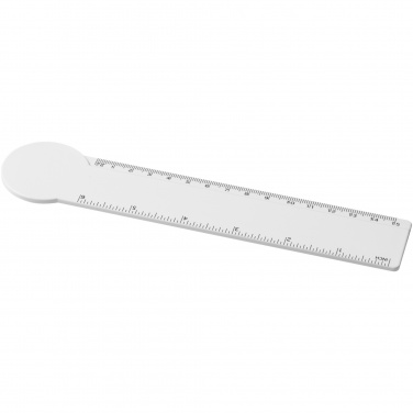 Logotrade logo dāvanas foto: Tait 15 cm apļa formas otrreizējās plastmasas lineāls 