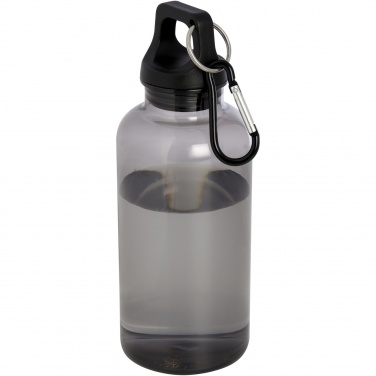 Logotrade logo dāvanas foto: Oregon 400 ml RCS sertificēta pārstrādāta plastmasas ūdens pudele ar karabīni