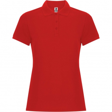 Logotrade logo dāvanas foto: Pegaso Premium sieviešu polo ar īsām piedurknēm