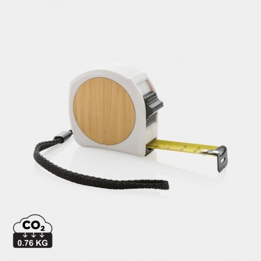 Logotrade dāvanas foto: RCS pārstrādāta plastmasas bambusa lente 5M/19mm