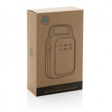 Logotrade Ideja dāvanas foto: Power Vault RCS rplastic 21000 mAh pārnēsājama spēkstacija