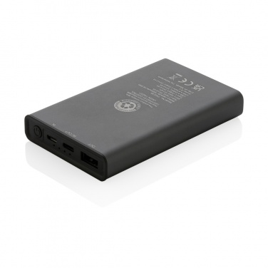 Logotrade ziemassvētku dāvanas foto: Terra RCS pārstrādāta alumīnija barošanas akumulators 5000 mAh
