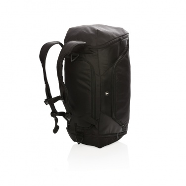 Logotrade logo dāvanas foto: Swiss Peak RFID sporta dufelis un mugursoma