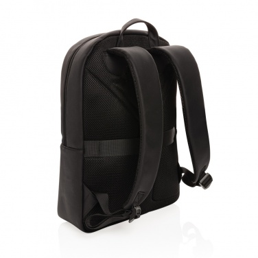 Logotrade Ideja dāvanas foto: Swiss Peak luksusa PU klēpjdatora mugursoma bez PVC