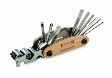 Logotrade biznesa dāvanas foto: Vairāku instrumentu kabata no bambusa