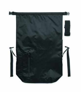 Logotrade dāvanas foto: RPET ūdensnecaurlaidīga rolltop soma