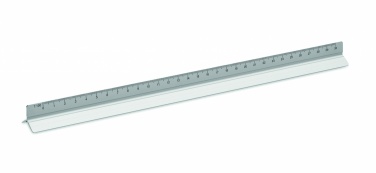 Logotrade ziemassvētku dāvanas foto: 30 cm lineāls no alumīnija