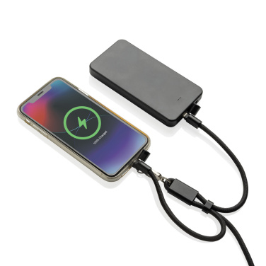 Logotrade biznesa dāvanas foto: LoopAmp RCS RPET regulējama telefona siksniņa ar 60 W kabeli