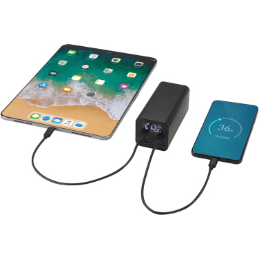 Logotrade Ideja dāvanas foto: Acamar 20.000 mAh 70W pārstrādāta alumīnija klēpjdatora pārnēsājamais akumulators