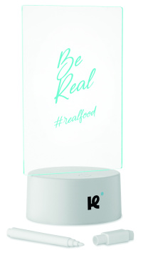 Logotrade ziemassvētku dāvanas foto: Izgaismota LED piezīmju dēlis