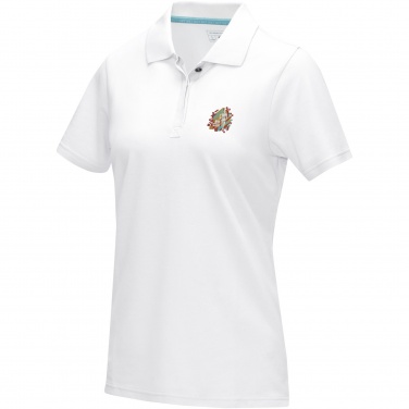 Лого трейд pекламные cувениры фото: Graphite short sleeve women’s organic polo