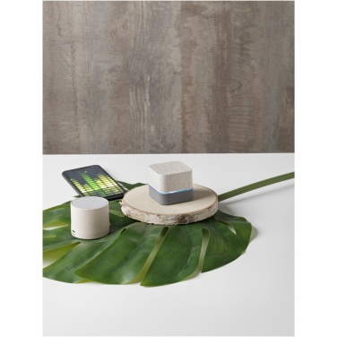 Логотрейд pекламные подарки картинка: Bluetooth®-динамик Aira из пшеничной соломы