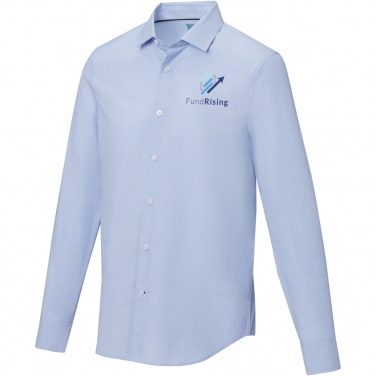 Логотрейд pекламные подарки картинка: Cuprite long sleeve men's organic shirt