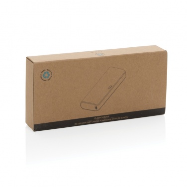 Логотрейд pекламные подарки картинка: FlashCharge RCS rplastic 20000 мАч быстрая зарядка powerbank