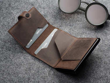 Логотрейд pекламные продукты картинка: Бумажник с радиометкой - Hunter Leather 2109284