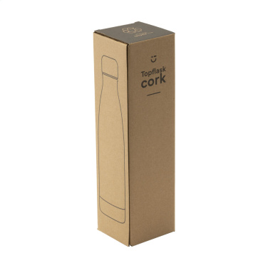 Лого трейд бизнес-подарки фото: Бутылка для питья Topflask Cork 470 мл
