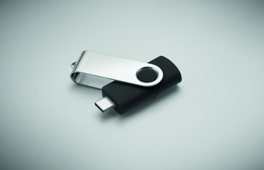 Логотрейд pекламные cувениры картинка: 16 ГБ USB-флеш-накопитель 3.0 тип C MO1401