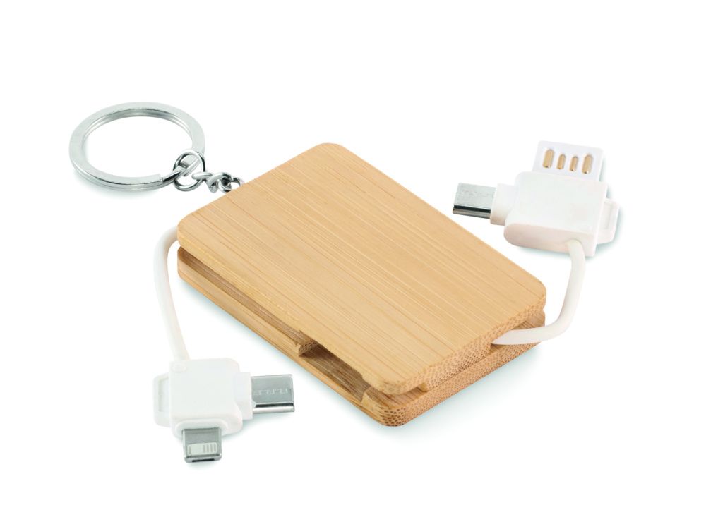 Логотрейд pекламные продукты картинка: Key ring charging cable