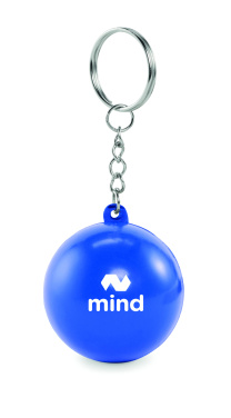 Лого трейд pекламные подарки фото: PU ball shape key ring