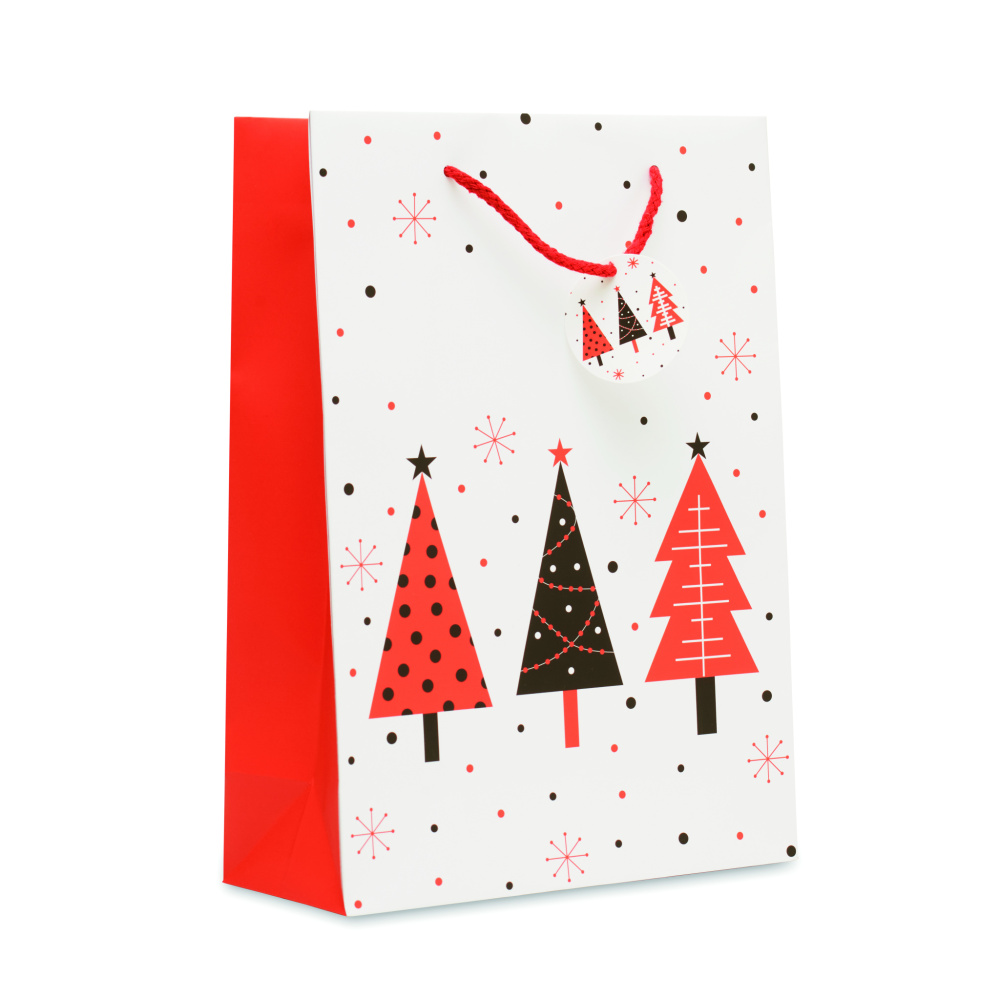 Логотрейд pекламные продукты картинка: Gift paper bag large