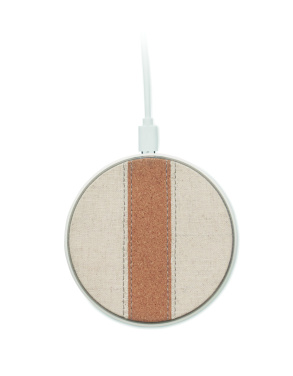 Логотрейд pекламные продукты картинка: Cork wireless charger 15W