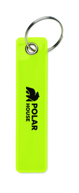 Логотрейд pекламные подарки картинка: Reflective key ring in PVC