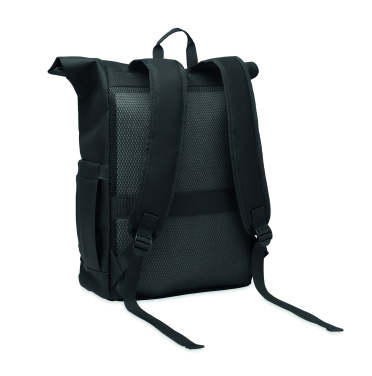 Лого трейд бизнес-подарки фото: Rolltop laptop rucksack 600D