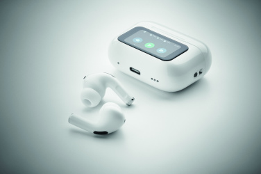 Лого трейд pекламные cувениры фото: Recycled ABS TWS earbuds